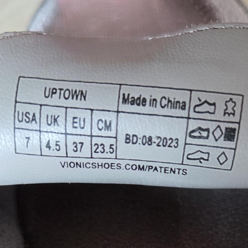 Vionic Uptown Loafers Size 7.5 Grey Penny Shoes Orthotic Comfort - Picture 12 of 12